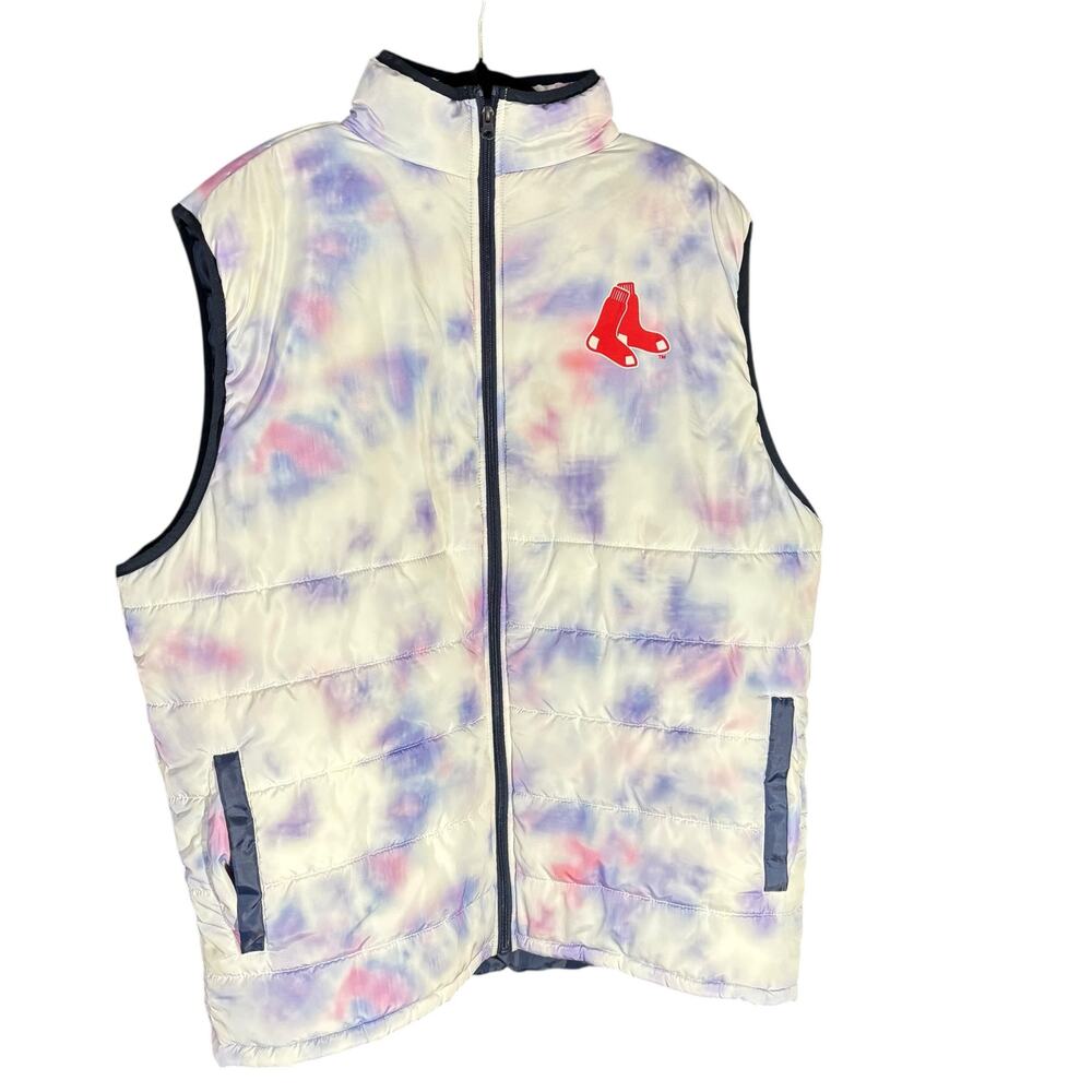 Grateful Dead 60th Anniversary Tie-Dye Puffer Vest XL | Sixty Years So Far - Picture 2 of 4